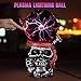 ANQIA Plasma Ball Lamp Touch Sensitive,Party Magical Electrostatic Red Color Crystal Ball for Christmas (Skull)