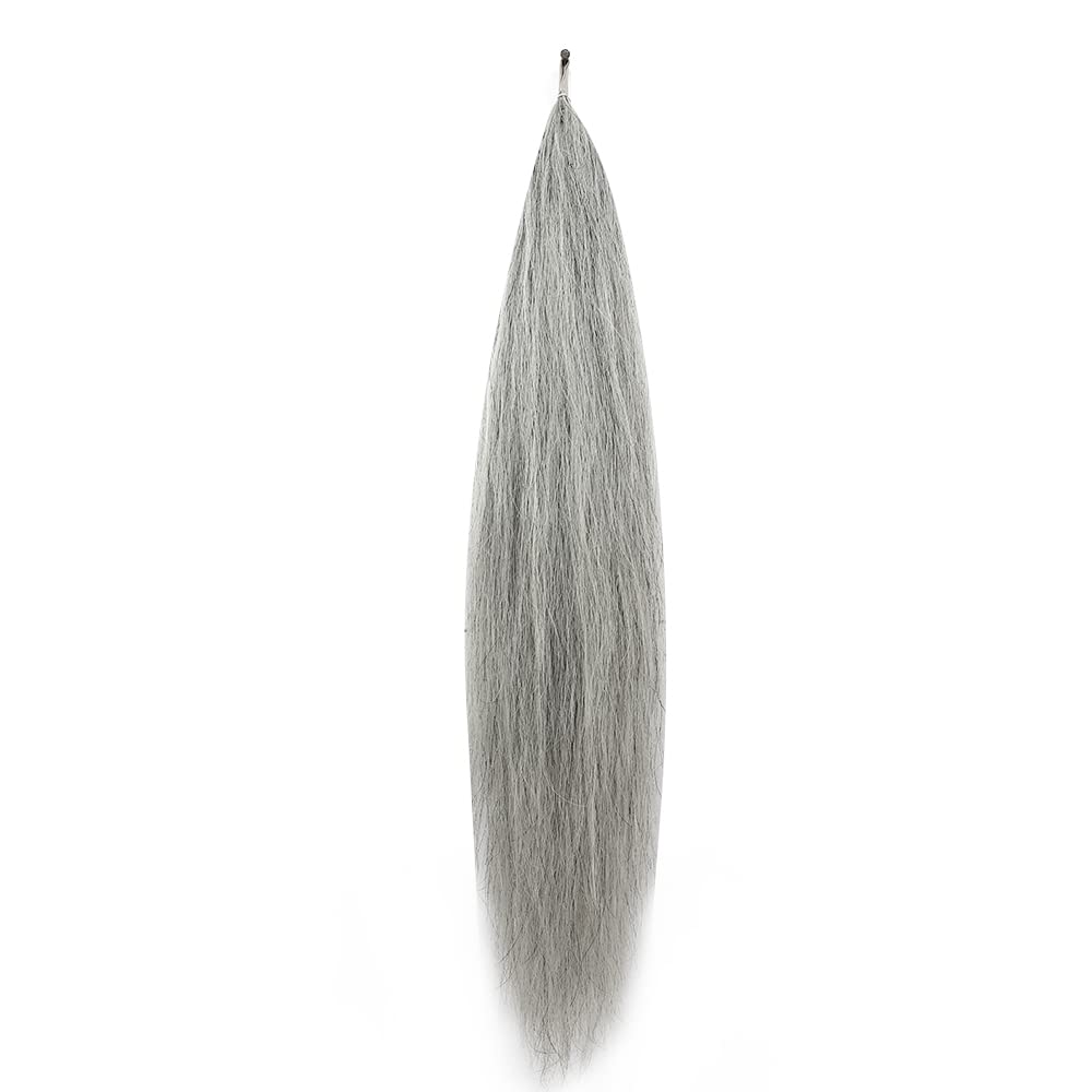 Y.J TAILS Horse Tail Extensions with Natural Loop Top, Tapered Bottom, 28-30 inches Long and 3/4 lb Weight