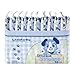 Littleforbig Adjustable Hook-and-Loop Fastener Closure Adult Printed Cloth Back Diaper 10 Pieces - Little Blue BabyFur (Medium 28