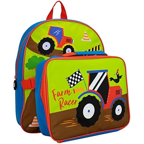Harry Bear Kids Multicoloured Tractor Backpack Set Cover