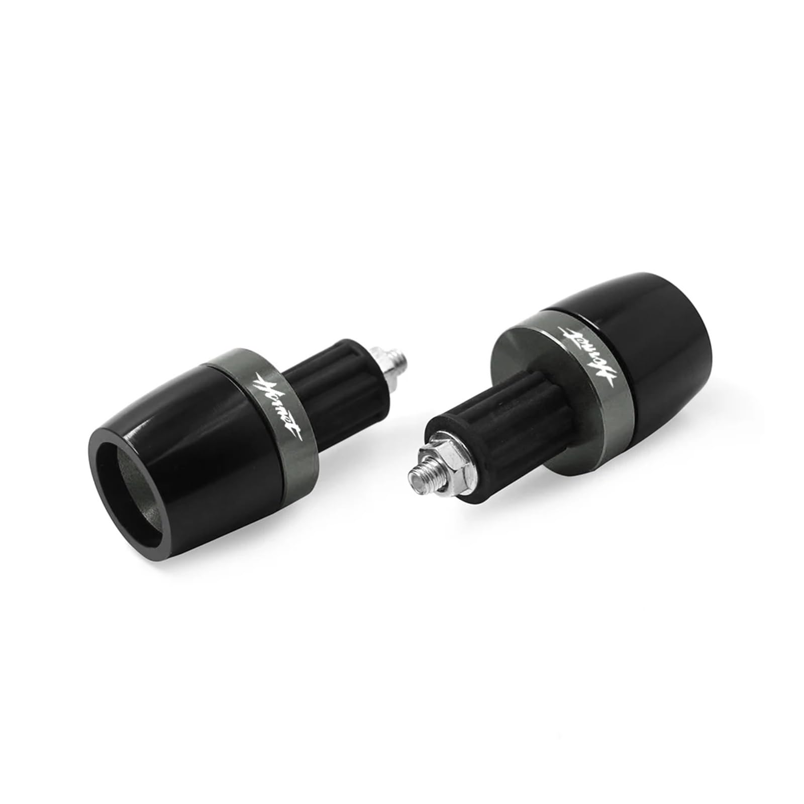 Bilancieri manubrio moto Per CB400 500 600 599 CBR CB900F Hor&net 600 900 CB600F CB500F CB919 moto 7/8 "manopole manubrio estremità Cap Plug Slider(Color:Red)