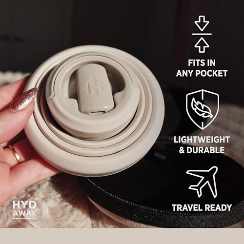 Image of HYDAWAY 17oz Collapsible Water Bottle - BPA-Free, Leakproof, Lightweight, and Space-Saving - Perfect for Travel, Hiking, and Everyday Hydration