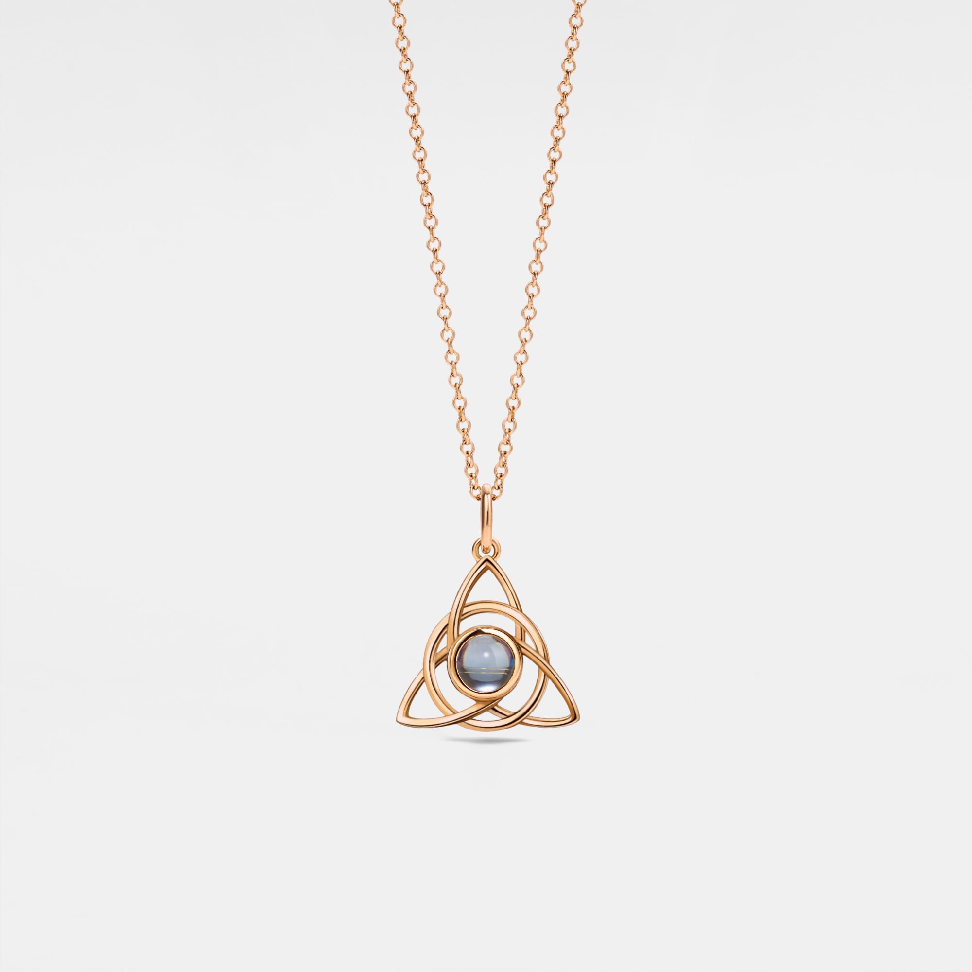PERIMADE Collana con proiezione fotografica personalizzata con immagine all'interno, ciondolo con nodo celtico commemorativo personalizzato testo e amore in 100 lingue collana di memoria regalo di