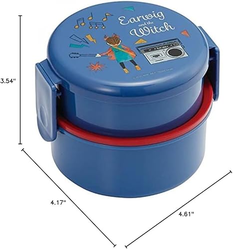 Skater Fiambrera redonda de 2 niveles (con mini tenedor) Capacidad total de 16.9fl oz Aya y Bruja ONWR1AG (importación de Japón) Skater Fiambrera redonda de 2 niveles (con mini tenedor) Capacidad total de 16.9fl oz Aya y Bruja ONWR1AG (importación de Japón)