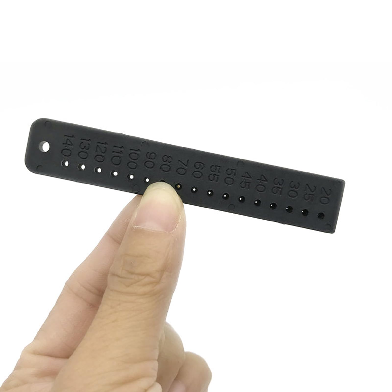 1 règle dentaire Endo pour gutta percha, règles de mesure endodontique, jauge en plastique pour points Gutta Percha