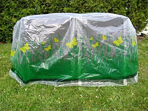 Heim & Büro Abdeckhülle ovaler Tisch und 6 Stühle | Gartenmöbel | Schutzhülle | Abdeckplane | Gartentisch | Gartenstühle