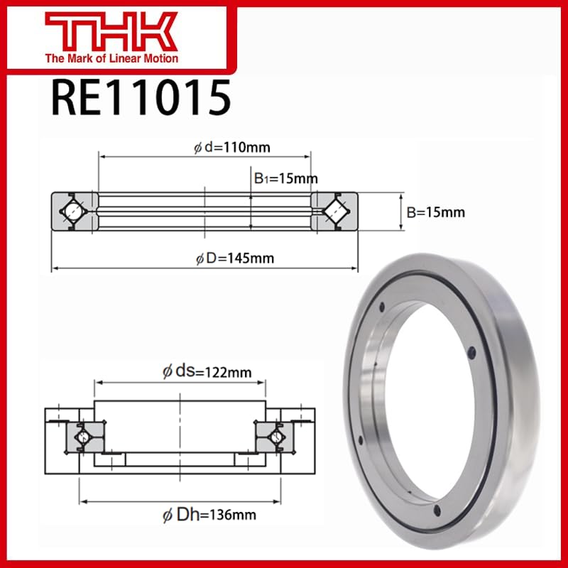 New THK Cross Roller Ring Inner Ring Rotation RE 11015 RE11015 RE11015UUCC0 RE11015UUC0