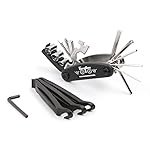 WOTOW Bike Repair Tool Kit, 16 in 1 Bicycle Multitool with Tire Levers Hex Spoke Wrench, Multi Function Accessories Set for Road Mountain Bikes