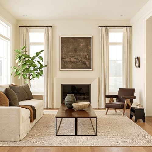 nuLOOM 7'6" x 9'6" Elfriede Jute & Cotton Hand Woven Area Rug, Na...