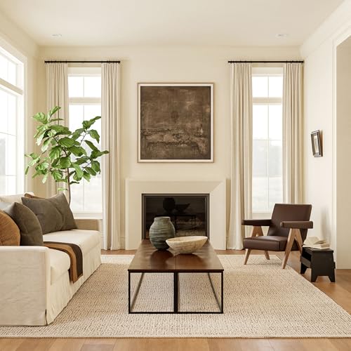 nuLOOM 7'6" x 9'6" Elfriede Jute & Cotton Hand Woven