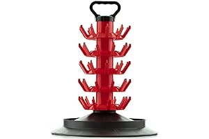 North Mountain Supply Screw Type Portable Bottle Drying Rack
