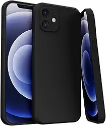 Capa Capinha Anti Impacto Para iPhone 11 Silicone Aveludado Premium (PRETO)