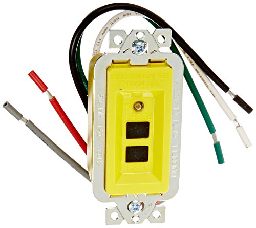 Hubbell GFM20 GFCI Module, 20 amp, 120V, Yellow