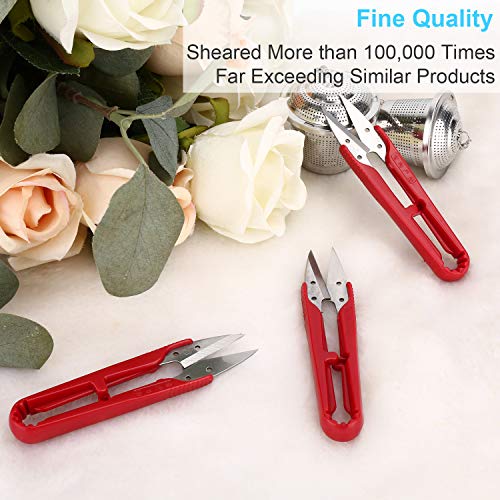 3 Pcs Premium Sewing Scissors, Mini Small Trimming Nippers, 4.2-inch Yarn Thread Snip Cutter, SS304 Metal Embroidery Supplies, Great for Stitch, Suture, Fabric, Craft, String. Sharp Tailor Gadgets.