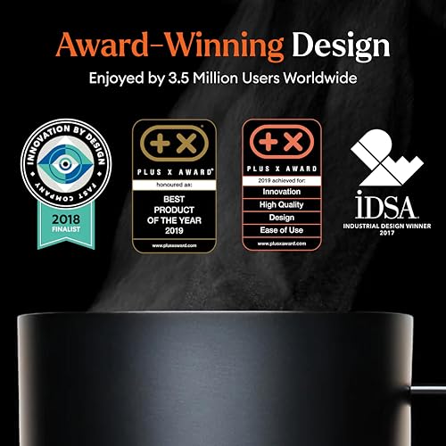 Image of Ember Temperature Control Smart Mug 2, 14 Oz, App-Controlled Heated Coffee Mug with 80 Min Battery Life and Improved Design, Black