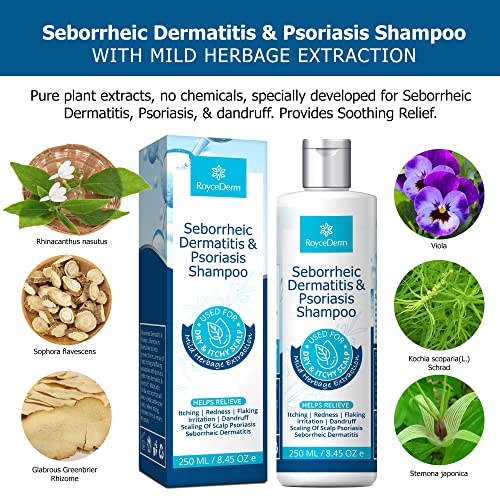 Roycederm HU-XI-201 Psoriasis Shampoo, Seborrheic Dermatitis Shampoo thumb #2