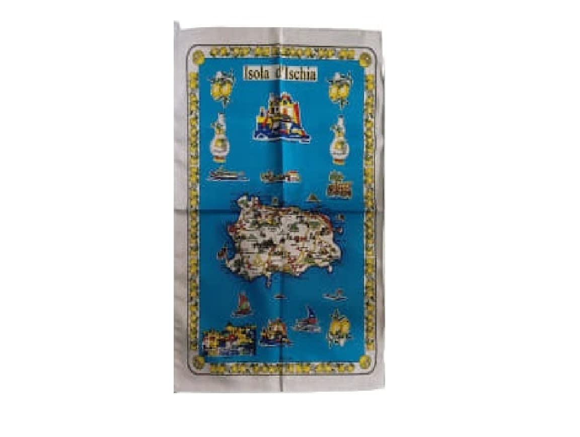 Torchons Ischia Italie 85 x 55 cm lot de 12 linges de vaisselle avec hamac