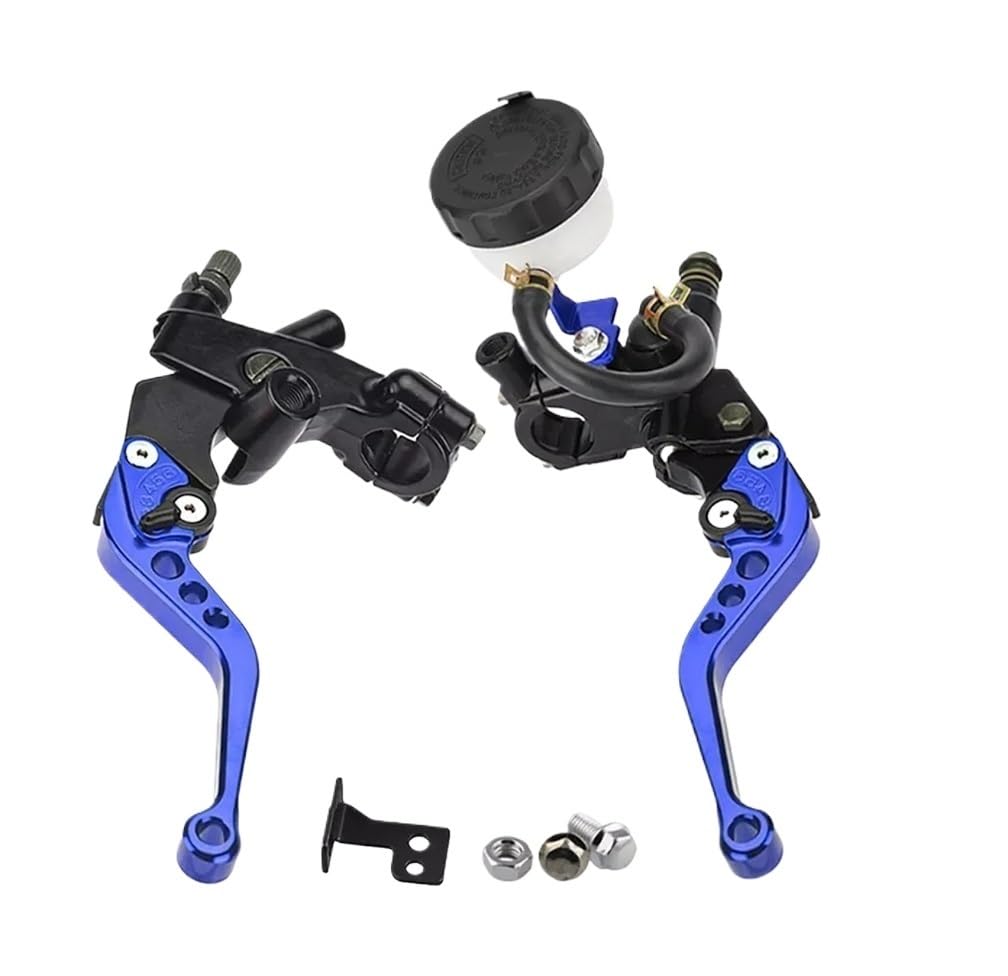 NHGFdfs Motorcycle Clutch Brake Lever Universal CNC Motorcycle Adjustable Clutch Brake Master Cylinder Reservoir Levers Kit for Ya&maha 7/8" 22mm Handlebar