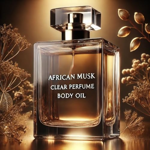 ASMARKET Comparable to African Musk: (Clear) Alcohol-Free Perfume Oil for Men & Women – Long Lasting Fragrance, 98% True-to-Scent, Clean Perfume, Travel Size Roll-On Glass Bottle – 8ml, Musky, Sweet