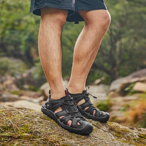 CAMEL CROWN Men's Waterproof Hiking Sandals Closed Toe Water Sandals Athletic Sport Sandals Summer Sandals Beach sandals for Outdoor2