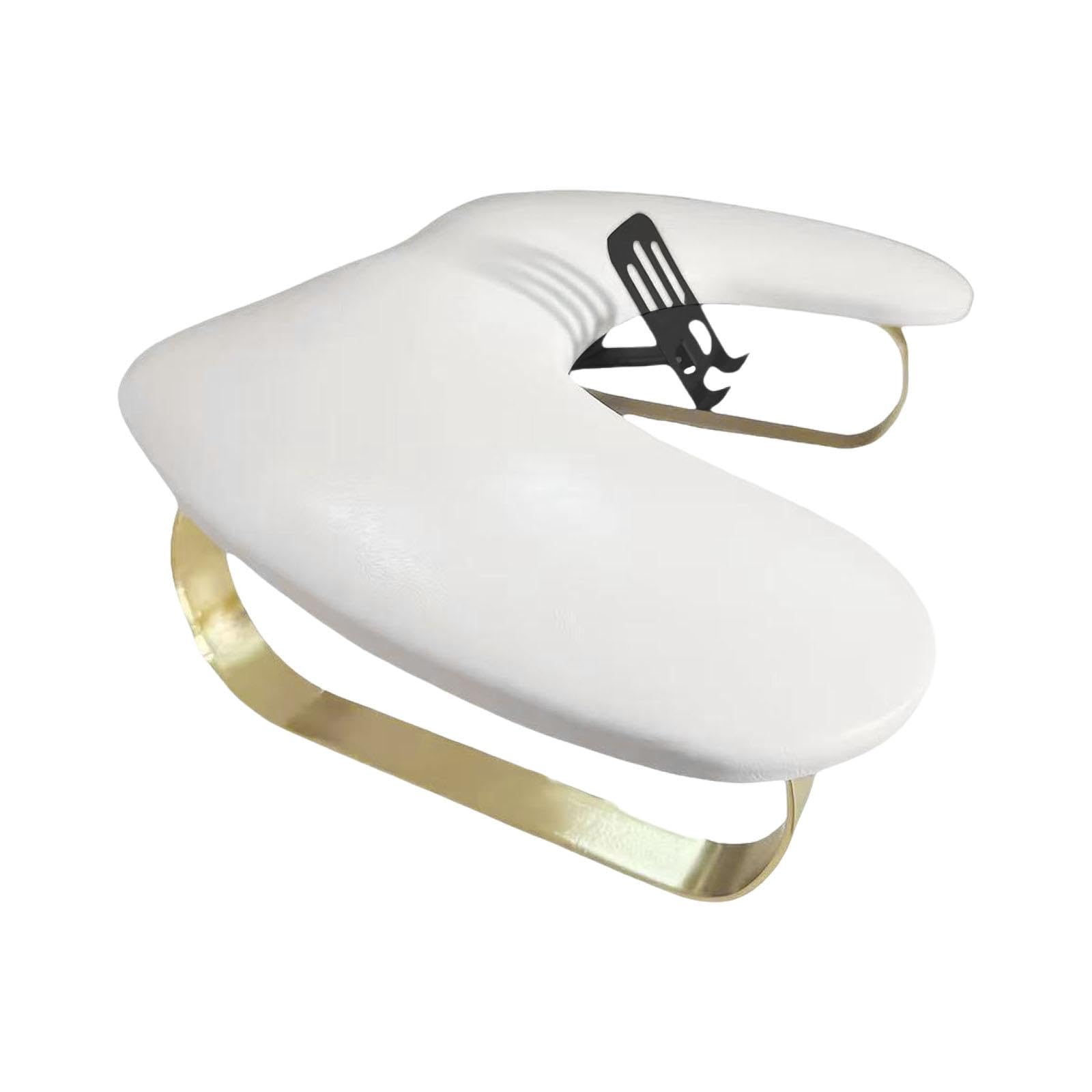 Reposabrazos para Manicura, Almohada de Mano Suave, Apoyabrazos para Manicura en Forma de U para Uñas, Almohada con Soporte para Teléfono Ajustable, 44 x 29 x 15 cm