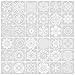 Changrongsheng 36 Pzs Plantillas de Mandala Plantillas de Dibujo Reutilizables Stencil Mandala Plantilla de Pintura Plastico Plantillas de Mandala para Pintar Scrapbook Pared Arte Decoración, 9 x 9 cm