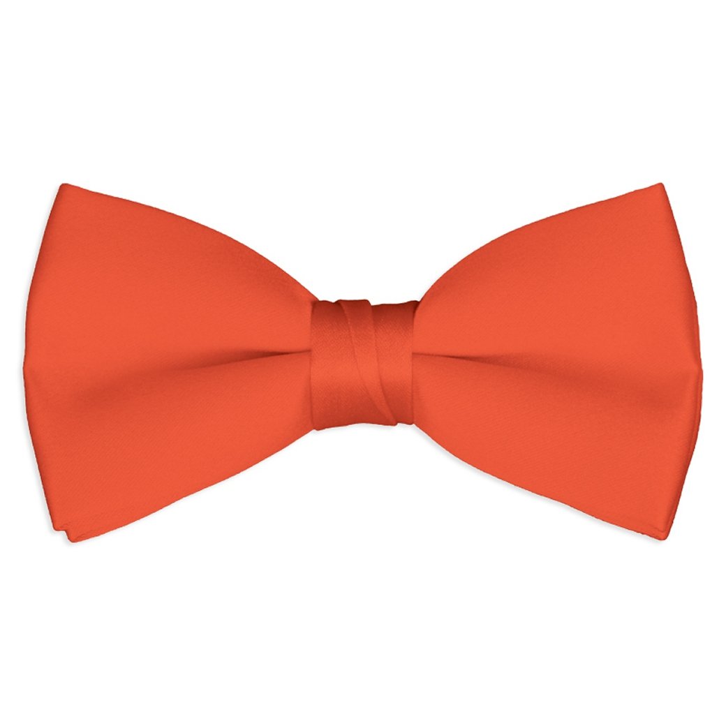 DapperLads Little Boys' Solid Color Banded Satin Bow Ties/Bowties