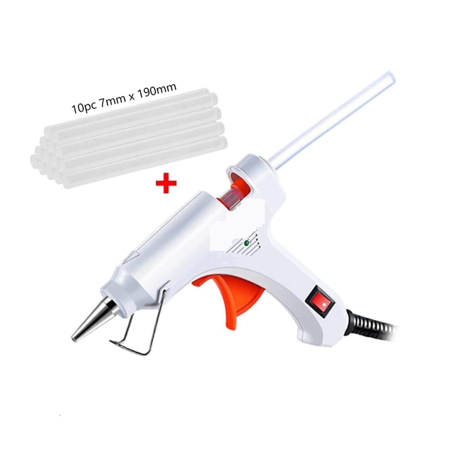 Pistolet do klejenia na gorąco, 20pcs 20 W Hot Mett Glue Pistolet Dla 7 Mm Stick Industrial Mini Buns Thermo Electric Heat Temperatura