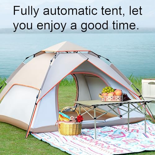 Carpa automática para camping 2-3 personas portátil miniatura 3