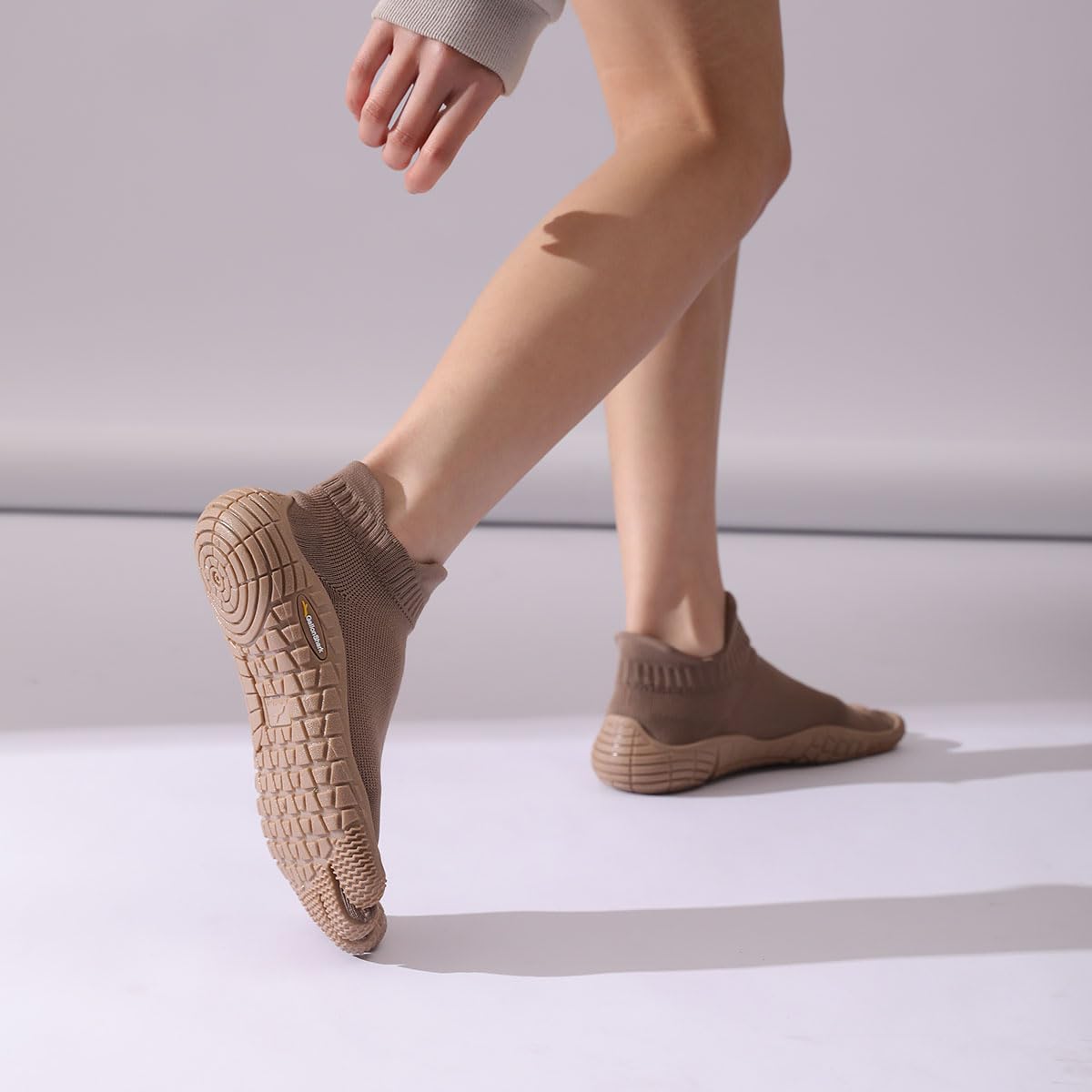 Minimal Socknit- Barefoot Cinco Dedos Unisex – Zapatillas Minimalistas Drop Cero, Suela Flexible y Antideslizante para Gimnasio y Cross Training