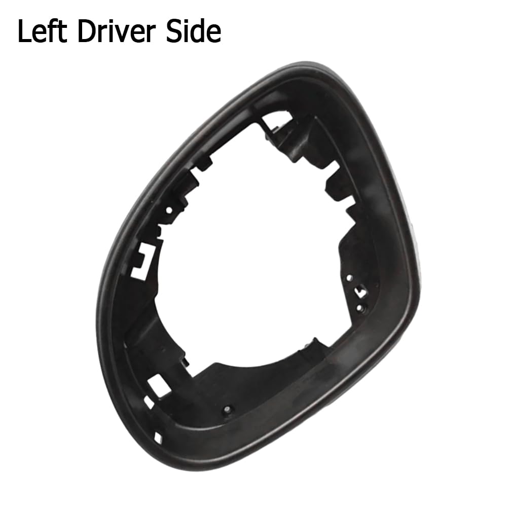 Cadre de boîtier de rétroviseur de voiture Baceyong Cadre de boîtier de rétroviseur latéral de voiture Garniture de support de rétroviseur adaptée pour V/*W TI/G*UAN 2009-2017 Sharan 2012-2018