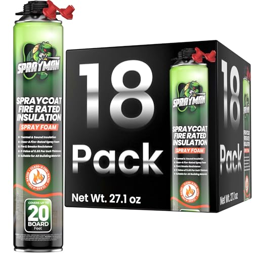 Spraycoat Fire Rated Spray Foam Insulation Kit (360 sq ft) by SPRAYMAN