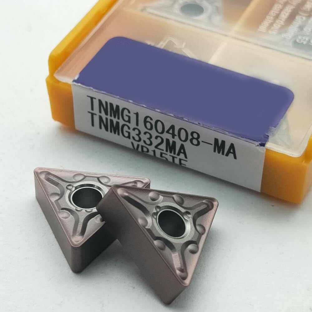 TNMG160408-MA TNMG 332 Inserto de carburo de torneado US735 / VP15TF, juego de brocas de torneado de carburo indexable excírculo de torno (20 unidades)