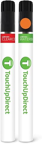 Vista 42 de TouchUpDirect PRC Firecracker - Pintura de retoque compatible con Jeep Exact Match - Kit de pinceles Rojo Petardo