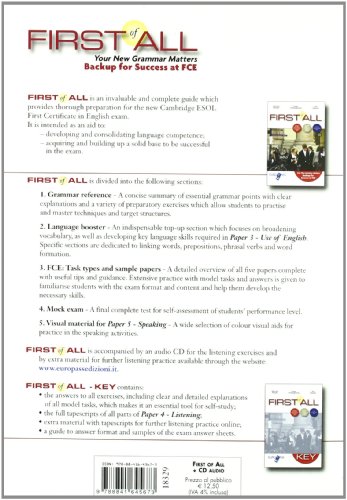 First of all. per le Scuole superiori. con CD