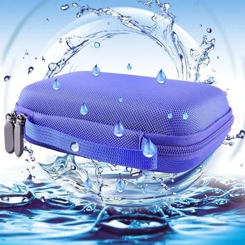 Image of Hard Carrying Case Compatible with RG40XX V Handheld Game Console RG 40XXV,Analogue Pocket Handheld Game Console (Case Only) (blue)