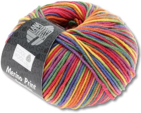 Lana Grossa Cool Wool Merino – Gomitolo 50g – 100% Lana Vergine Extraffine – Colore 431 Bianco
