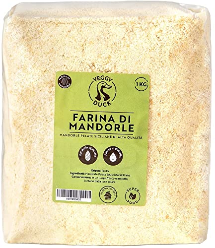 Veggy Duck - Farina di Mandorle Pelate (1Kg) |...