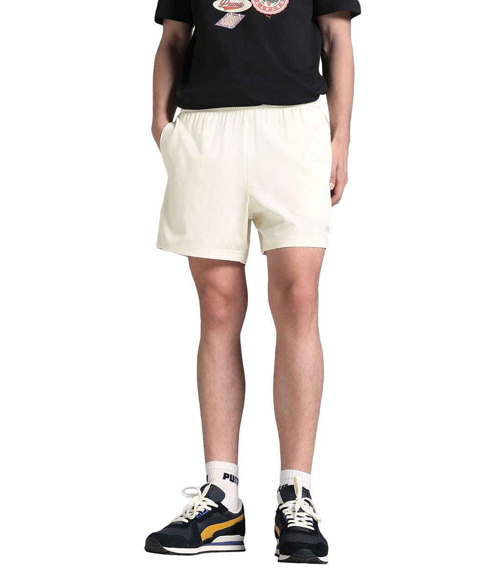 PUMA ESS Tape Woven Shorts 5"
