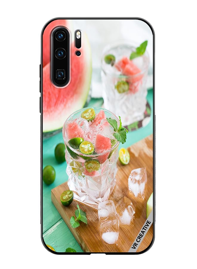 VR Creative Protective Case Cover For Huawei P30 Pro Chilling Melon Design Multicolour