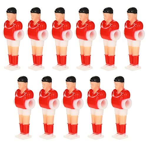 Toddmomy Soccer Player Statues 11 Pcs Football Player Action Figures for Table Football Machine Creative Plastic Men