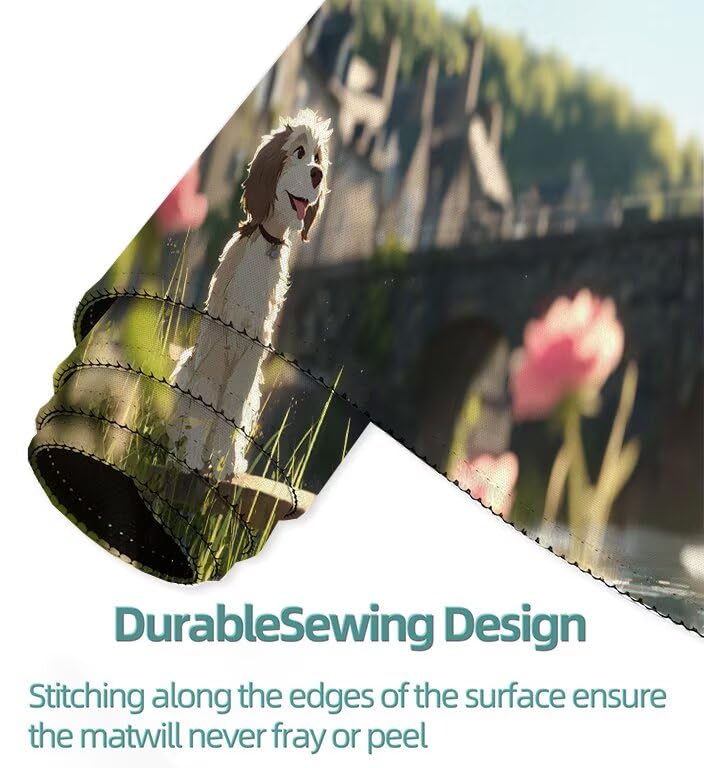 Tapis de souris imperméable géant pour une glisse fluide et précise