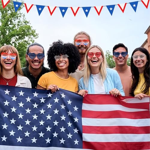 Image of Heart Sunglasses 12 /18 /24 Pcs Heart Shaped Glasses for Women Cute Funny Party Glasses Party Favors Accessories