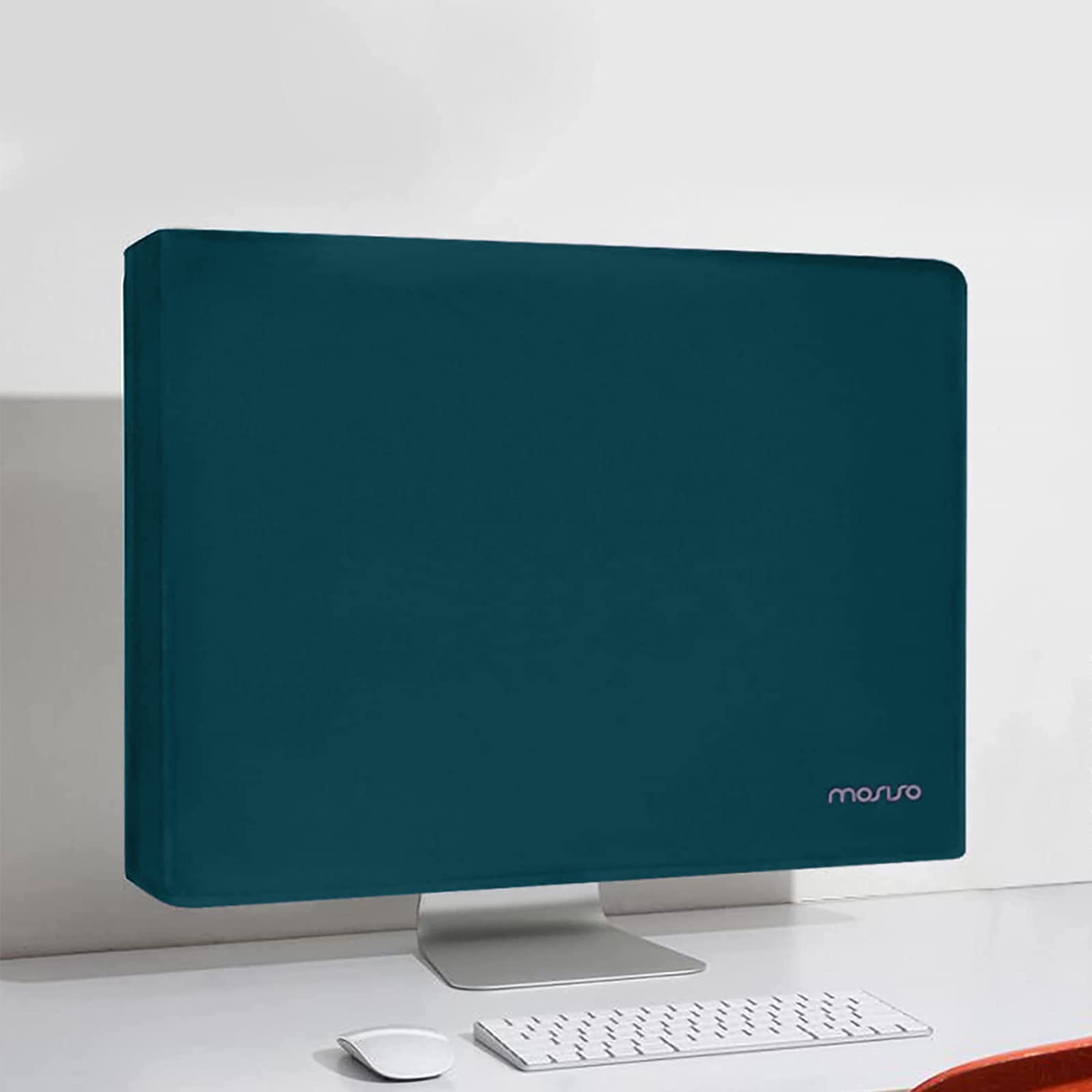 MOSISO Monitor Polvo Funda 22, 23, 24, 25 Pulgadas Panel de LCD/LED/HD Antiestático Pantalla de Protectora Compatible con iMac 22-25 Pulgadas,PC,Computadora de Escritorio y TV,Verde Teal
