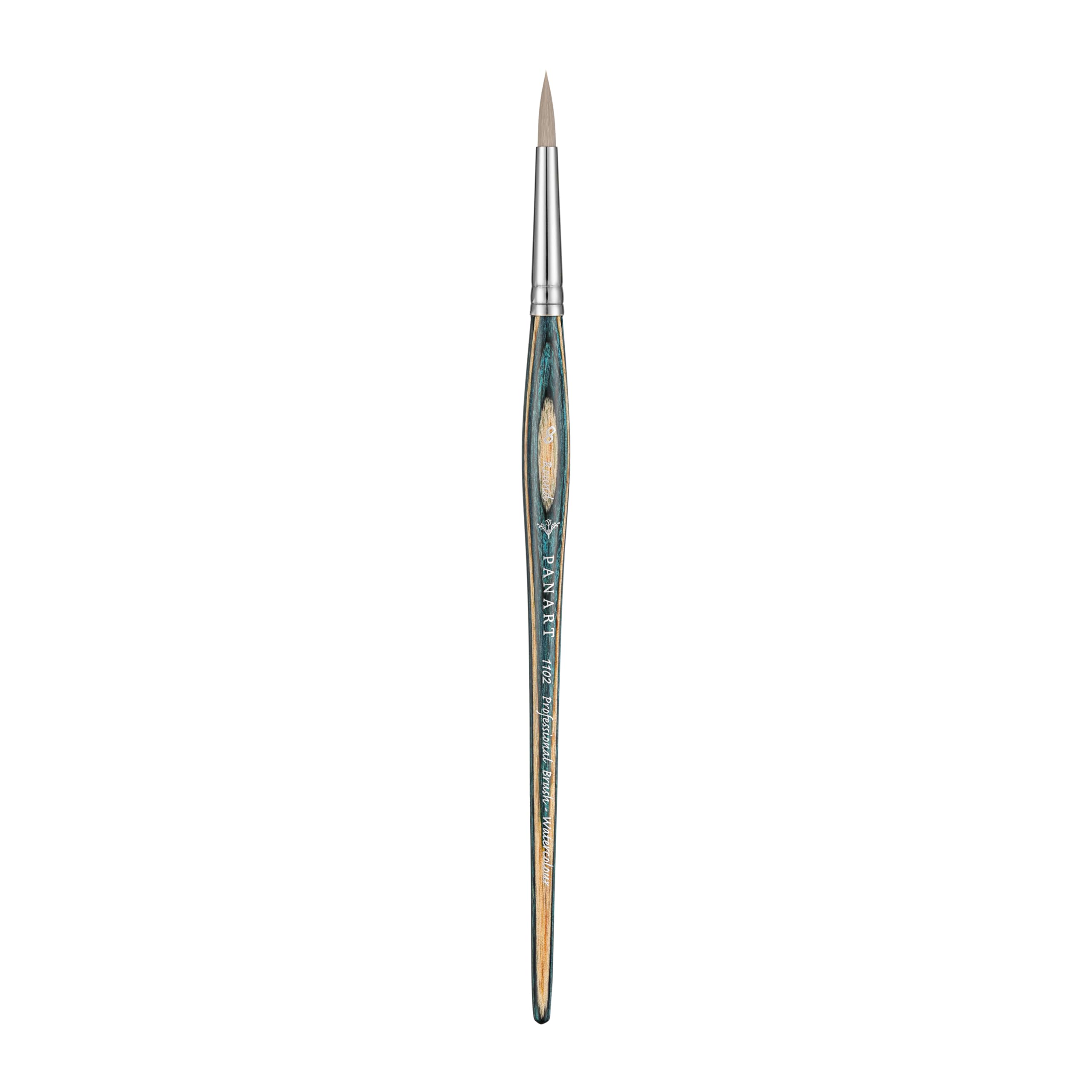 Pan Art Synthetic Fibre Round No. 08 – Detail & Wash Brush for Watercolour & Gouache – Professional Artist Quality Paintbrush for Fine Art, Craft & Illustration – 1 Unit