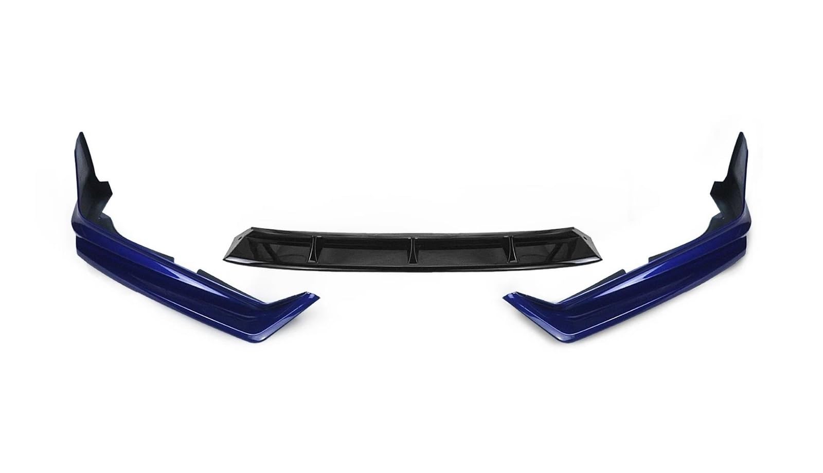 BoYeeBo Protection universelle pour pare-chocs avant de voiture - Auto-adhésif - Séparateur de carrosserie - Jupe en caoutchouc - 2,5 m - Fibre de carbone - Noir