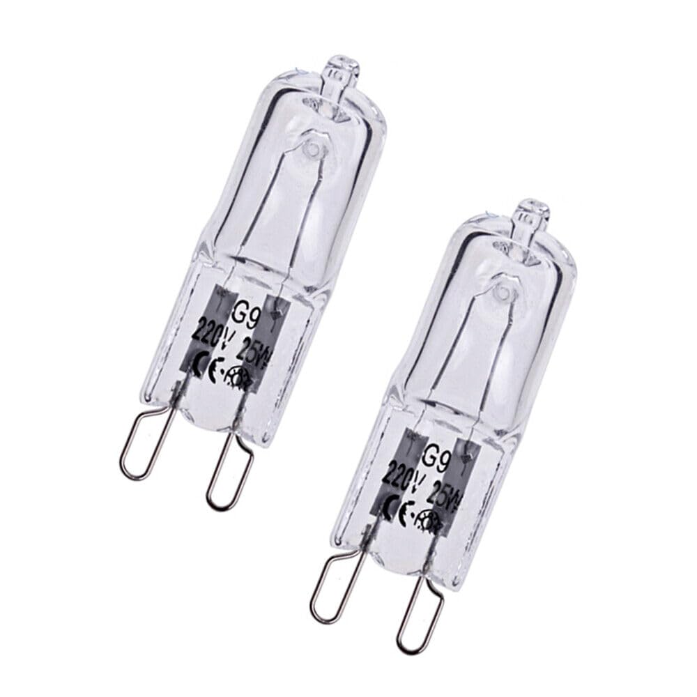 BIGTEDDY New G9 Halogen 25w Warm White Light Bulb Globe 240v Oven Microwave Halogen