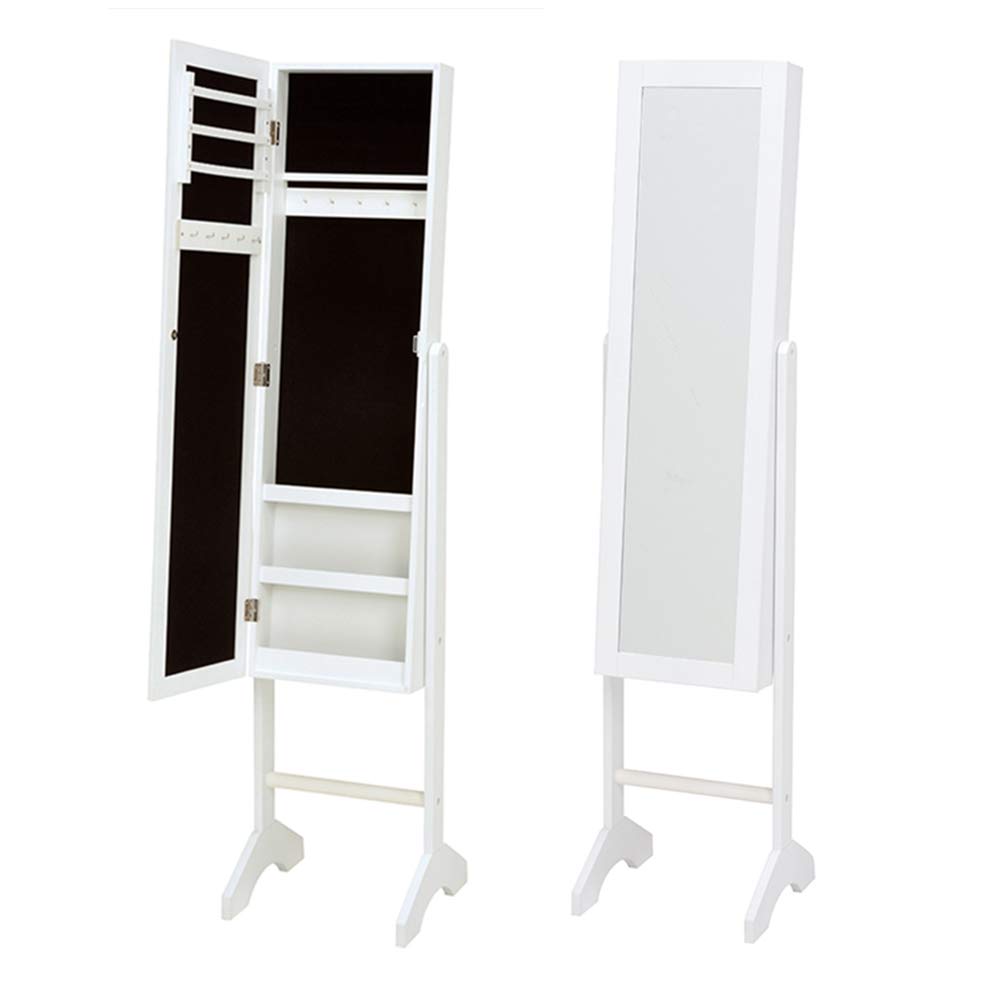 Amazon｜萩原 ドレッサー ホワイト×ブラック 幅35×奥行35×高さ152.5cm