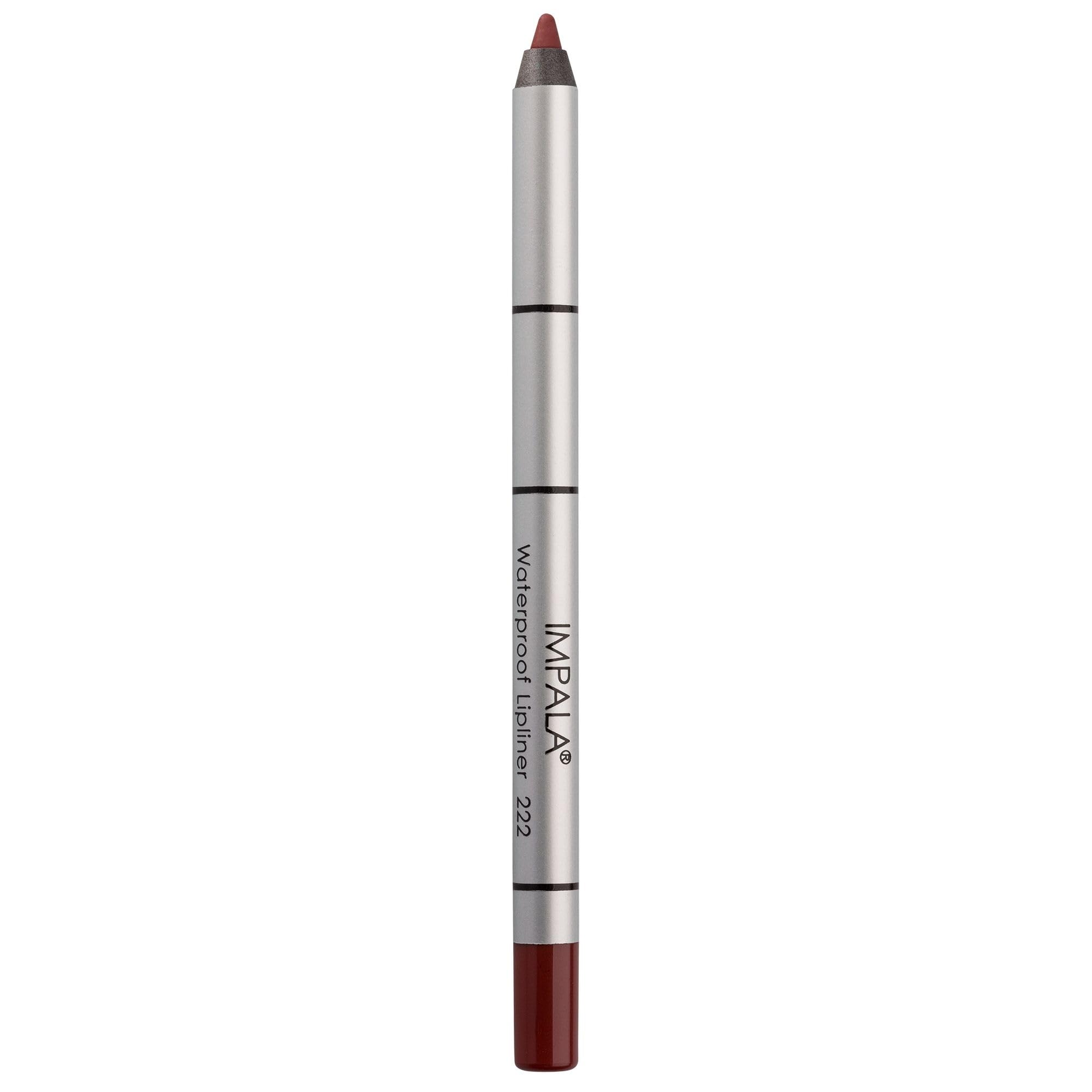 IMPALA | Lápiz de Labios Cremoso Waterproof Color Baya Profunda 222 | Perfilador de Labios Permanente | Lápiz Labial Resistente al Agua | Delineador de Labios Larga Duración | Efecto voluminizador