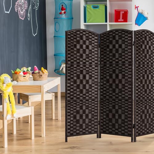 HALLYBEE Small Room Divider, Privacy Screen, Short...